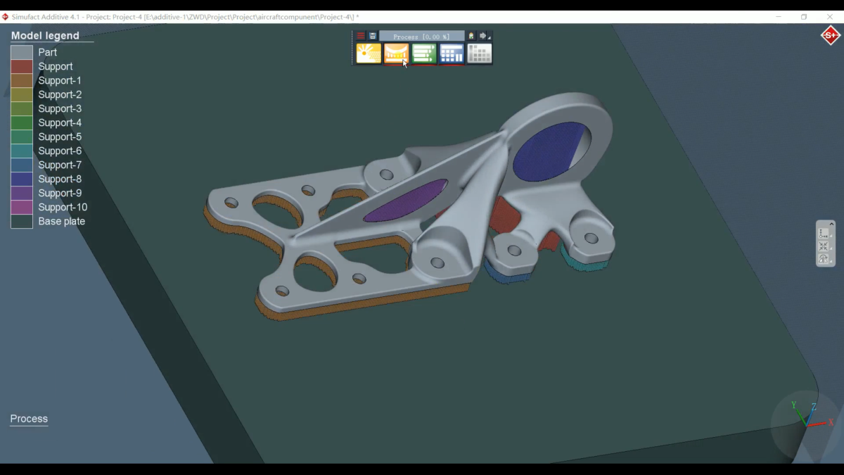 Ansys Additive Print 操作界面 05