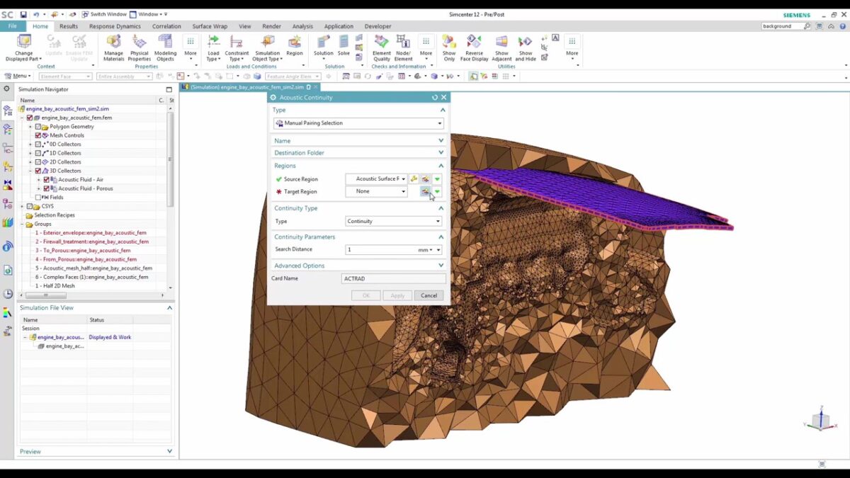 Simcenter 3D software 软件界面 6